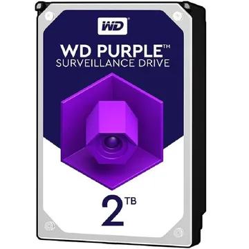 هارد دیسک اینترنال وسترن  مدل PURPLE WD20PURZ ظرفیت 2 ترابایت | شناسه کالا KT-000113